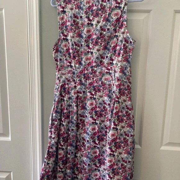 Tommy Hilfiger Pink and Purple Floral Mini Dress - Picture 3 of 3